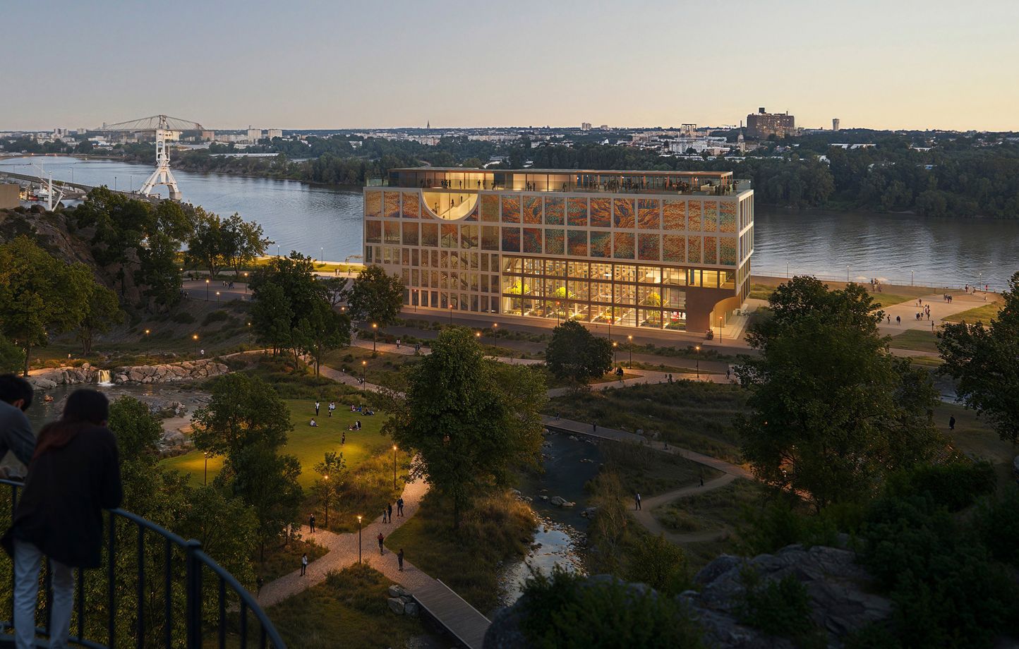 Musée Jules Verne avec vue sur la Loire